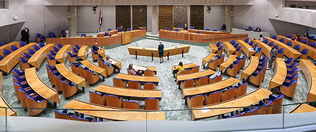 plaatje tijdelijke huisvesting Tweede Kamer tbv het nieuws over Kabinetsreactie op WRR-rapport