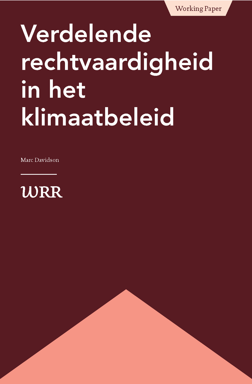 cover WP Verdelende rechtvaardigheid in het klimaatbeleid